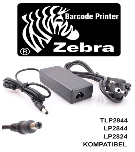 Netzteil für Zebra LP2844  TLP2844 TLP 2824 LP 2824 ETIKETTEN DRUCKER Power Supply